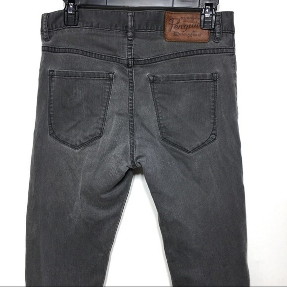 Original Penguin Slim Fit Jeans in Asphalt 30x32 - Picture 7 of 10